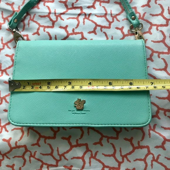 Aqua crossbody purse - Picture 4 of 5